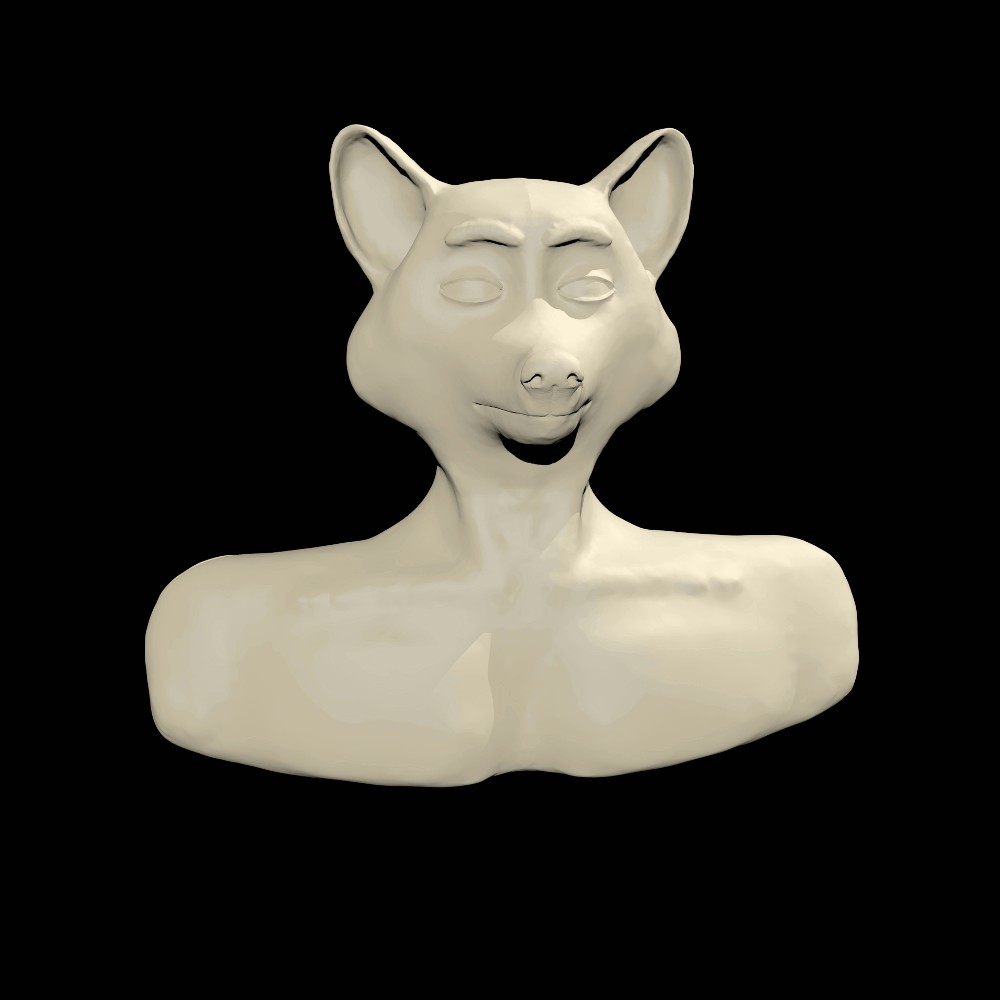 Anthro Raccoon Sculpt preview image 1